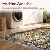 Ultra Soft Area Rug, Non Slip, Stain Resistant, Washable Area Rugs for Living Room, Bedroom, Rich Earthy Tones with Opulence(Beige)