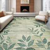 Contemporary Plush Green Vibe(Beige)