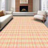 Ultra Soft Area Rug, Non Slip, Stain Resistant, Washable Area Rugs for Living Room, Bedroom, Sleek Minimalist Tiled Arrangement(Orange)