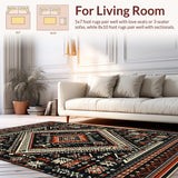 Artful Ogee Patterned Accent(Black)