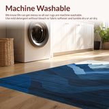 Majestic Mountain Silhouette Aesthetic(Blue)