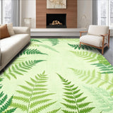 Sage Green Elegant Shag Design(Green)