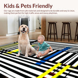 Sophisticated Striped Geometric Theme(Black)