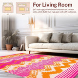 Eclectic Vintage Abstract Design(Pink)