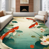 Elegant Earthy Fish Decor(Red)