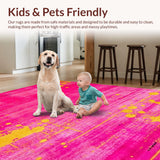 Chic Minimalist Abstract Color Play(Pink)