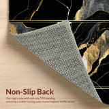 Striking Metallic Marble Impression(Black)