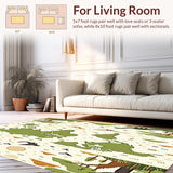 Light Beige Educational with Prehistoric Dinosaur Art and Earth Map Graphics(Green)