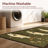 Earthy Tones Nature Inspired Motif(Green)