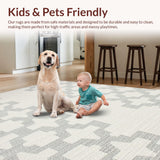 Contemporary Geometric Trellis Accent(Gray)