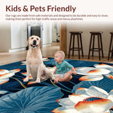 Bright Multicolor Leafy Composition(Blue)