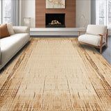 Ultra Soft Area Rug, Non Slip, Stain Resistant, Washable Area Rugs for Living Room, Bedroom, Chic Beige Area Featuring Subtle Wood Grain and Warm Earthy Tones(Beige)