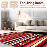 Chic Lightweight Ethnic Blanket Style(Red)