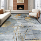 Chic Geometric Layered Effect(Gray)