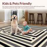 Elegant Faded Geometric Arrangement(Beige)