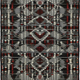 Chic Abstract Monochrome Geometry(Black)