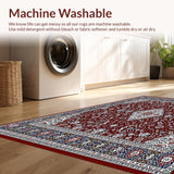 Geometric Medallion Decorative(Red)