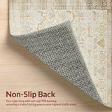 Elegant Beige Geometric Waves(Beige)