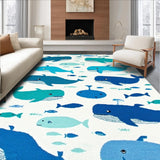 Lively Aqua & White Contrast(Blue)