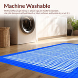 Vibrant Seasonal Checkerboard Look(Blue)