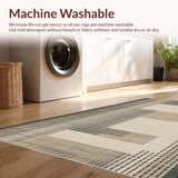 Sleek Transitional Geometric Arrangement(Beige)