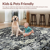 Elegant Geometric Tiled Arrangement(Black)