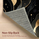 Opulent Modernist Geometric Arrangement(Black)