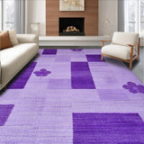 Ultra Soft Area Rug, Non Slip, Stain Resistant, Washable Area Rugs for Living Room, Bedroom, Vivid Cozy Fluffy Aesthetic(Purple)