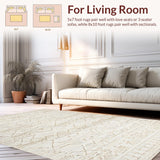 Graceful Undulating Natural Shapes(Beige)