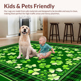 Artistic Plaid and Clover Blend(Green)