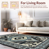 Artisanal Black and Gray Tiled Design(Gray)