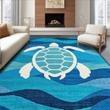 Coastal Artistic Sea Turtle Design(Blue)