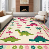 Dynamic Child Friendly Dino Illustrations(Pink)