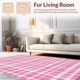 Chic Pastel Checkerboard Elegance(Pink)