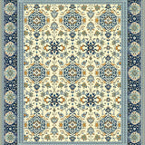 Beige Blue Laundry Room Area(Ivory)