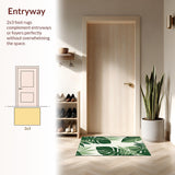 Elegant Tropical Flora Design(Green)