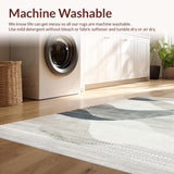 Chic Distressed Abstract Swirl Design(Gray)
