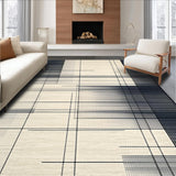 Contemporary White Patterned Surface(Beige)