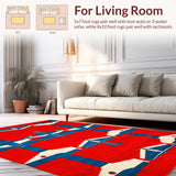 Retro American Flag Motif(Red)