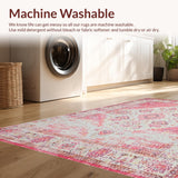 Chic Distressed Botanical Motif(Pink)
