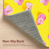 Bright Playful Round Flora Accent(Yellow)