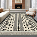 Chic Abstract Reversible Mat(Beige)