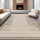 Ultra Soft Area Rug, Non Slip, Stain Resistant, Washable Area Rugs for Living Room, Bedroom, Minimalist Textured Aesthetic Charm(Beige)