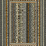 Chic Colorful Textile Fusion(Black)