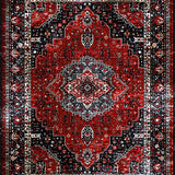 Elegant Black Distressed Design(Red)