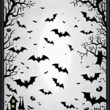 Elegant Black and White Bats(Black)