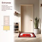 Fun Colorful Circuit Pathway(Red)