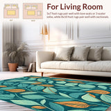 Elegant Teal and Orange Contrast(Blue)