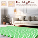 Lively Shamrock Patterned Decor(Green)