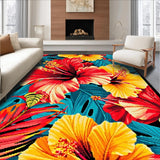 Bold Multicolored Geometric Design(Red)